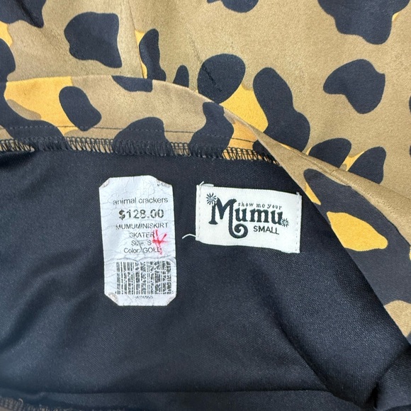 Show me your mumu leopard‎ print mini skirt size small - Picture 3 of 6